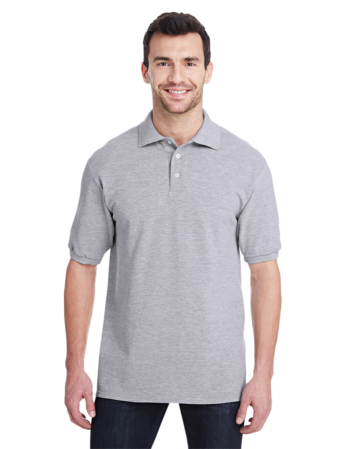 443MR   Jerzees Adult 6.5 oz. Premium 100% Ringspun Cotton Piqué Polo