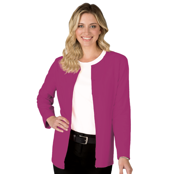 [BG] Ladies' L/S Button Front Cardigan