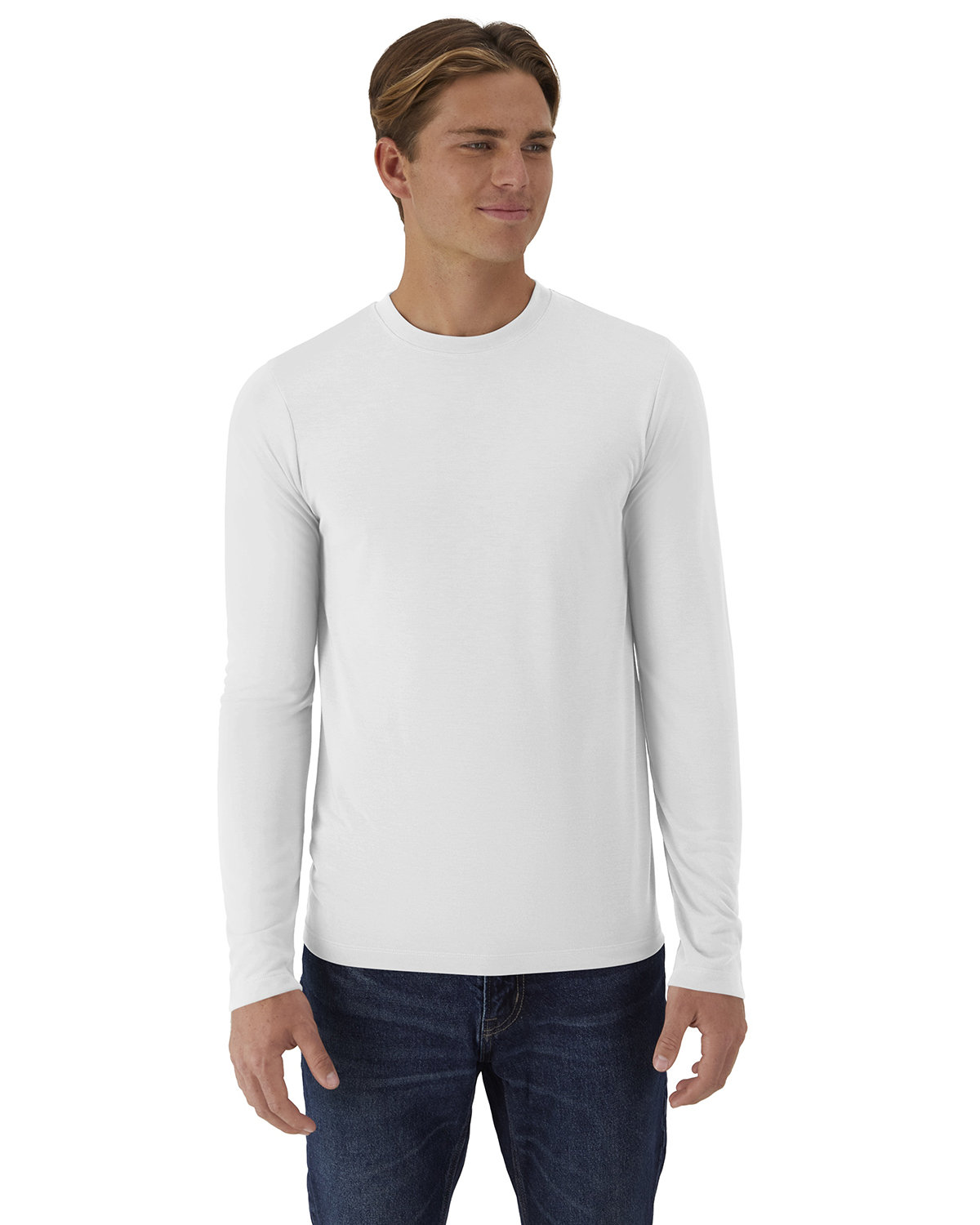 [AB] Hanes Unisex Cool-Dri Cotton Touch Long-Sleeve T-Shirt