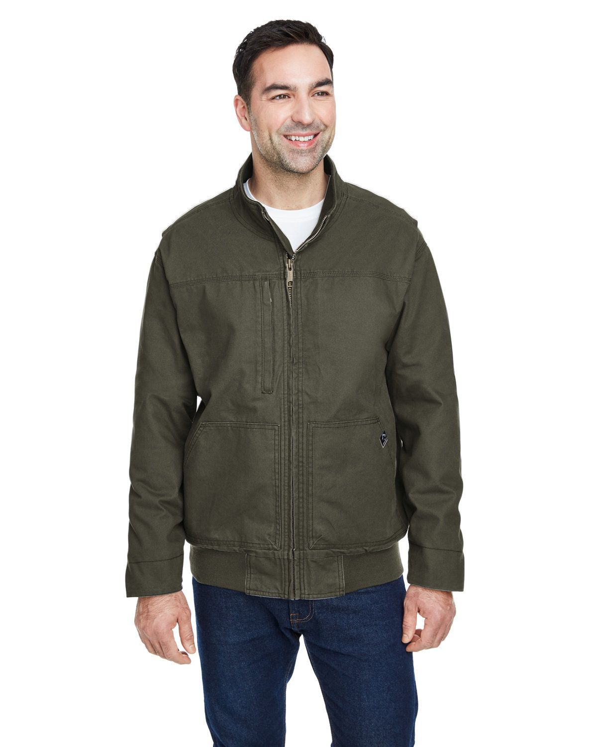 [AB] Dri Duck Men's Force Canvas Bomber Jacket