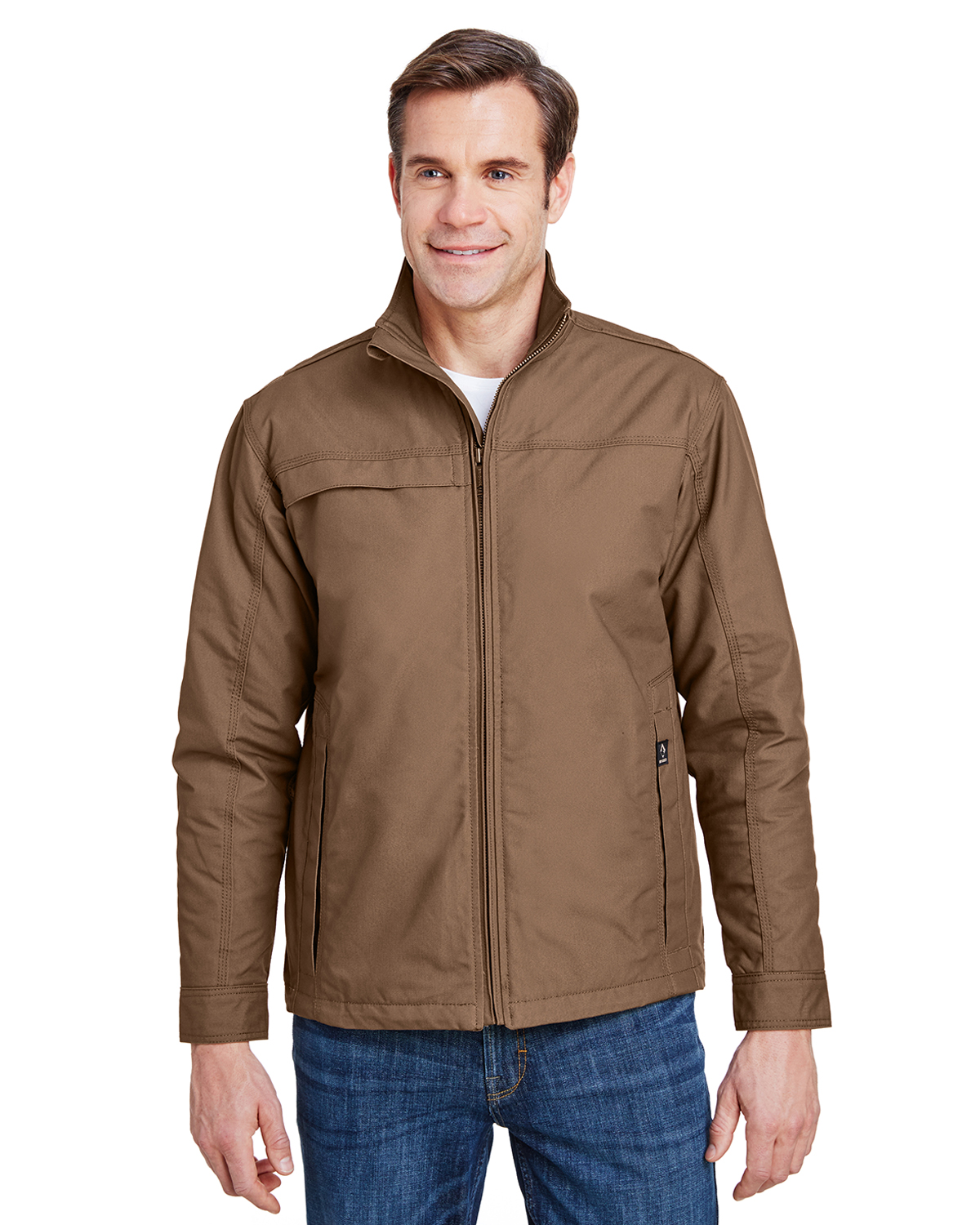 5066 Dri Duck Men\'s 8.5oz, 60% Cotton/40% Polyester Storm Shield TM Canvas Sequoia Jacket