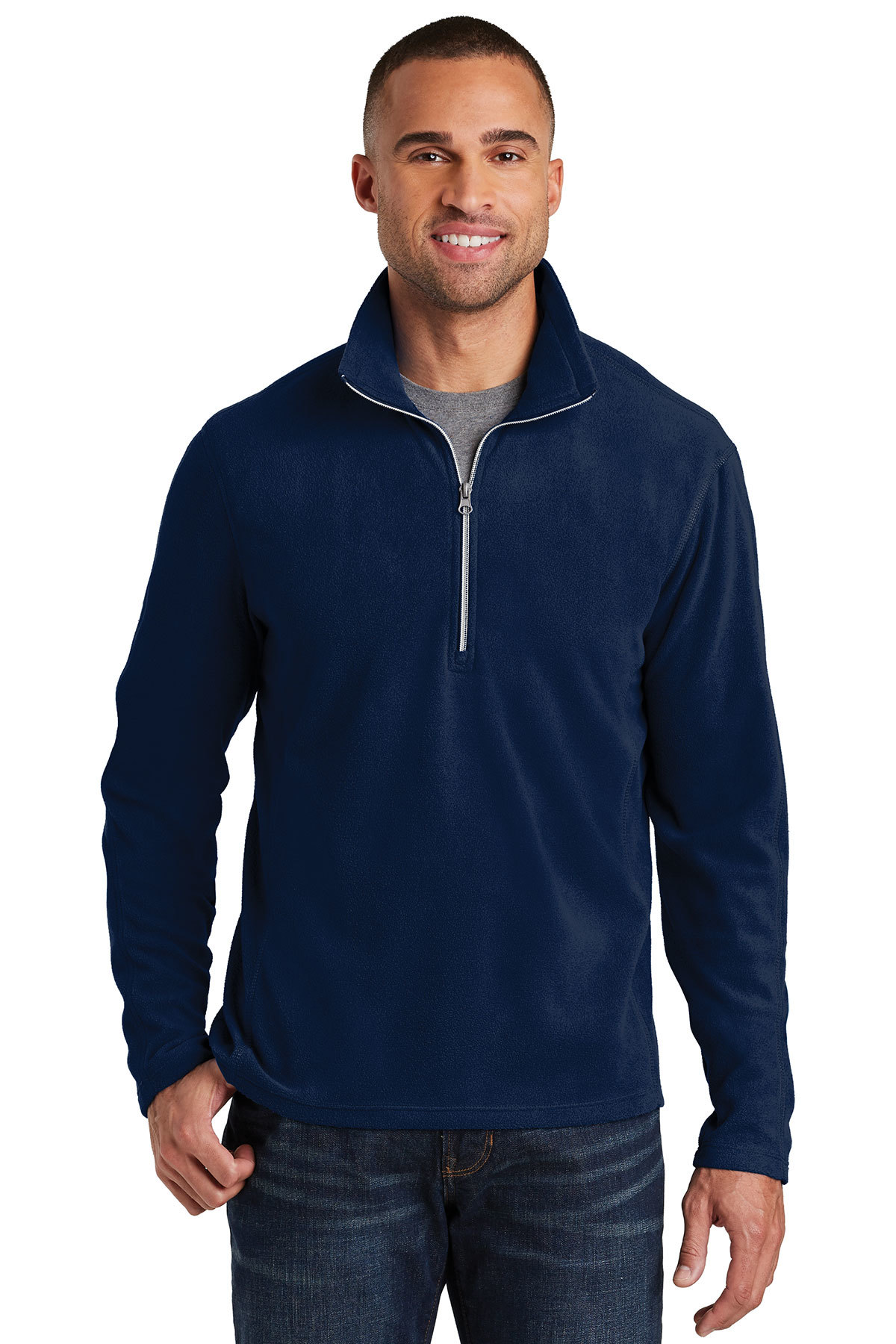 F224 Port Authority® Microfleece 1/2-Zip Pullover