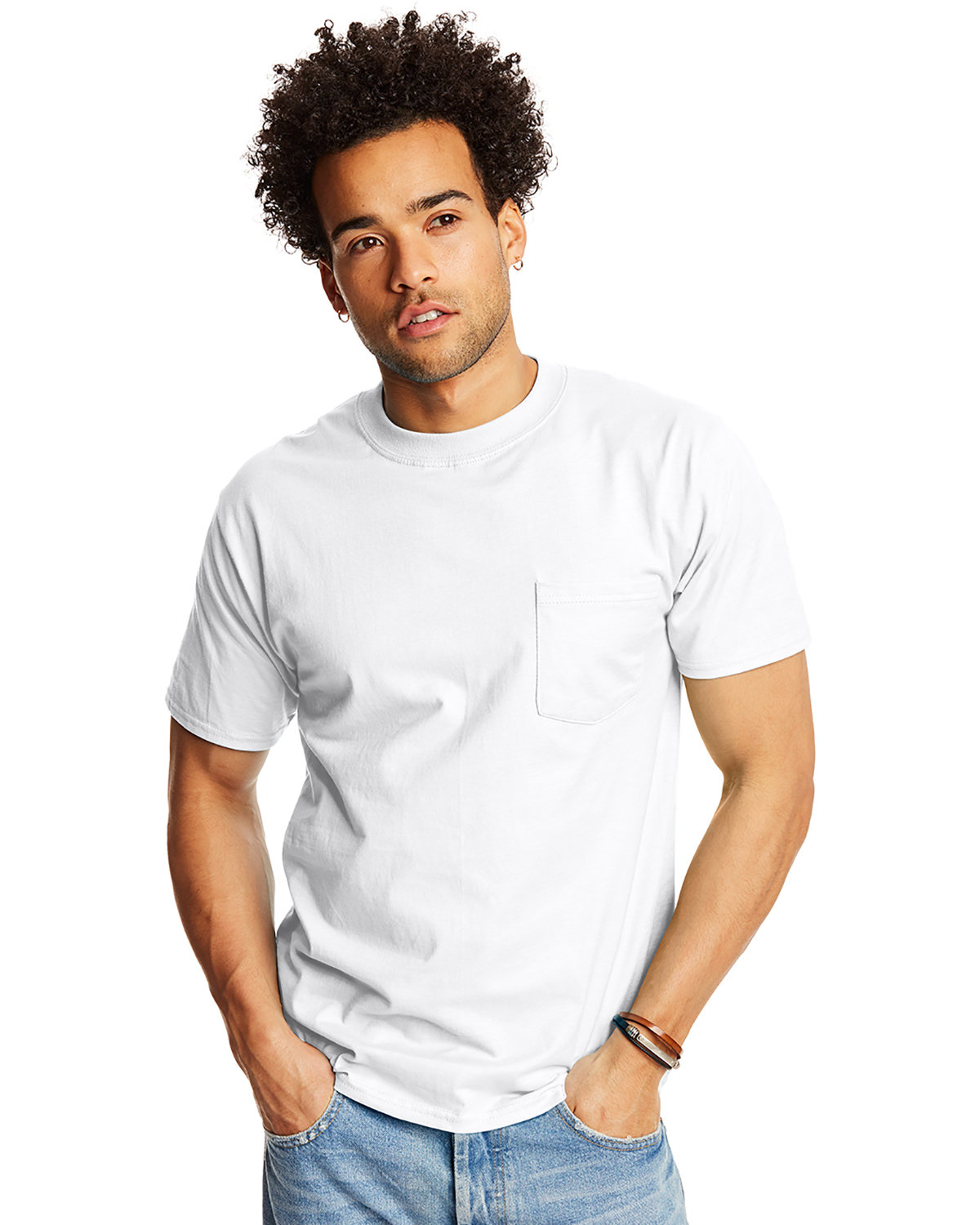 [AB] Hanes Adult Beefy-T® with Pocket