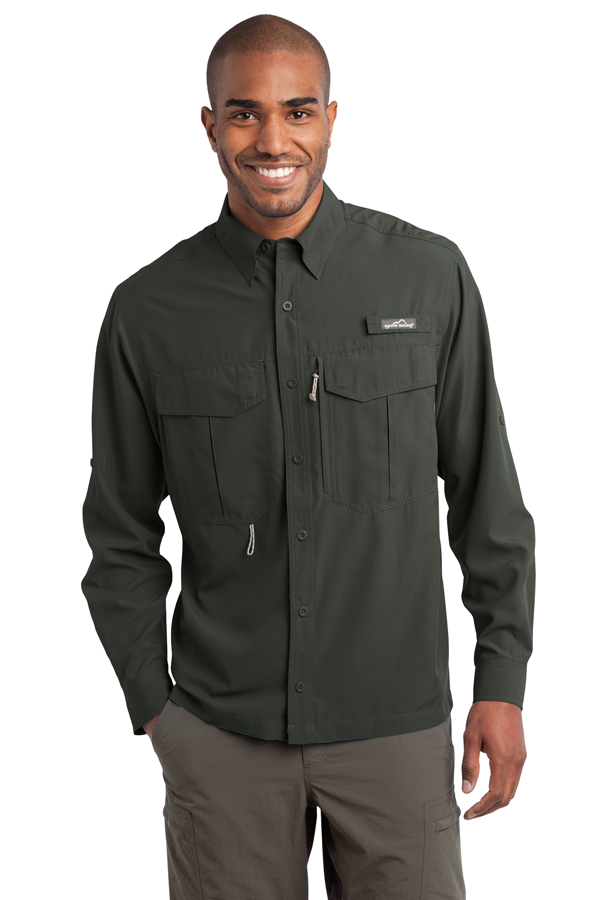 EB600 Eddie BauerÂ® - Long Sleeve Performance Fishing Shirt