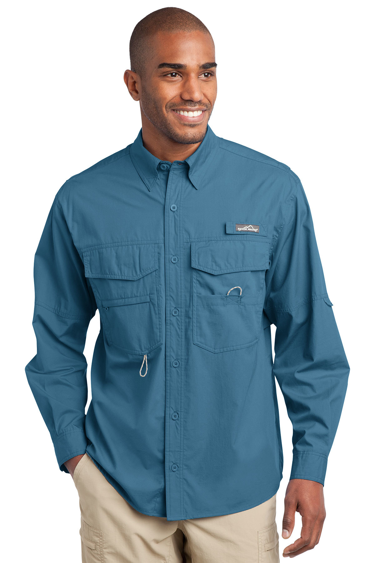 EB606 Eddie BauerÂ® - Long Sleeve Fishing Shirt