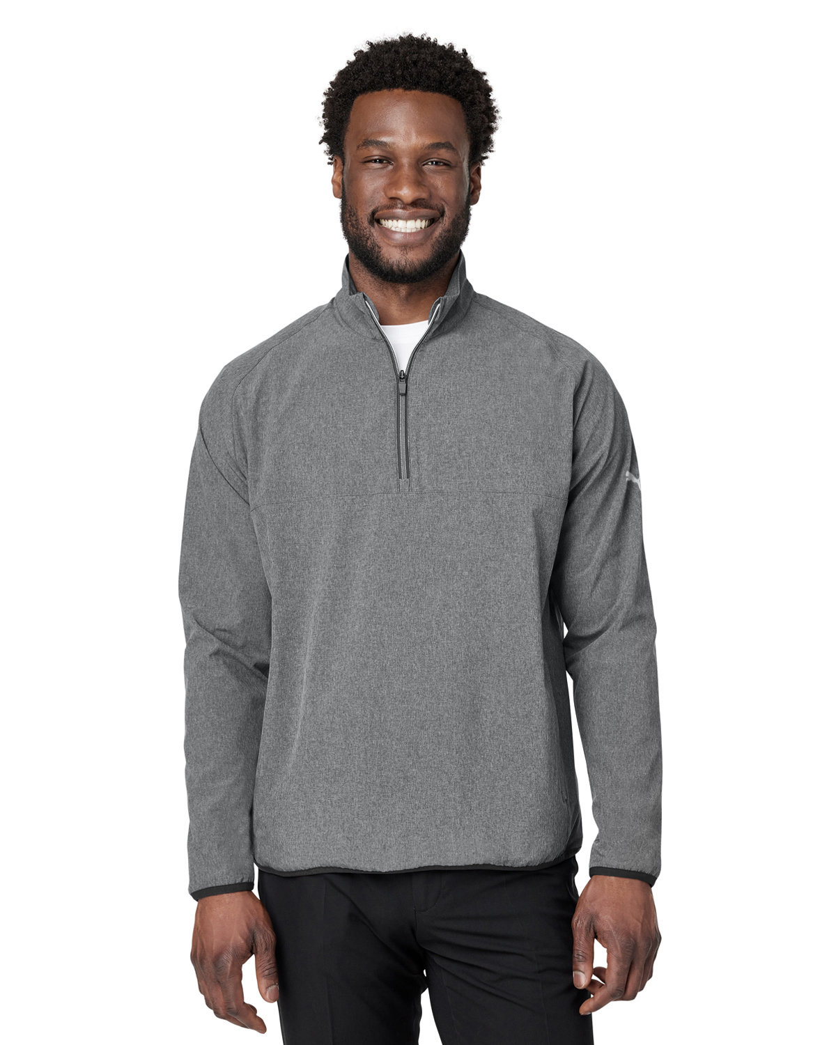 [AB] Puma Golf Men's Coastal Woven Quarter-Zip