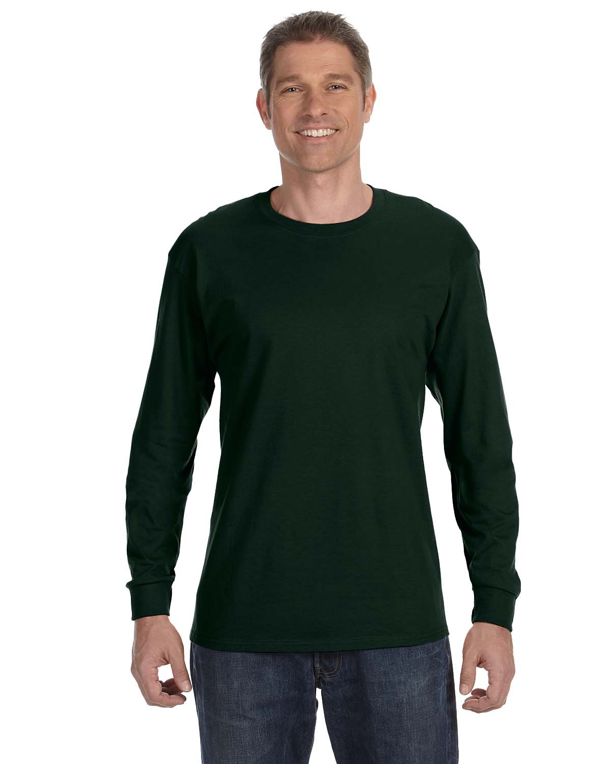 5586 Hanes Unisex 6.1 oz. TaglessÂ® Long-Sleeve T-Shirt