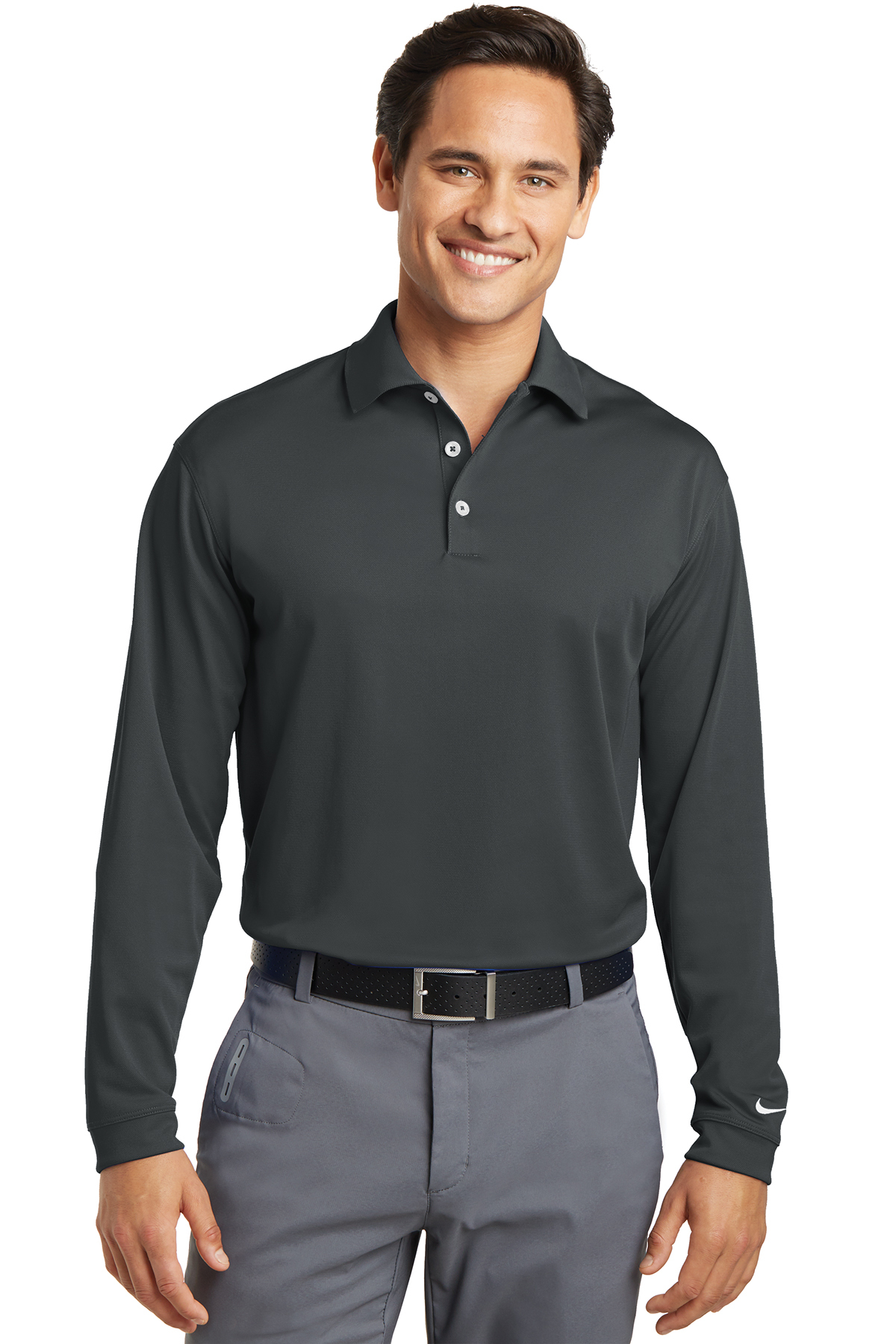 604940 Nike Tall Long Sleeve Dri-FIT Stretch Tech Polo