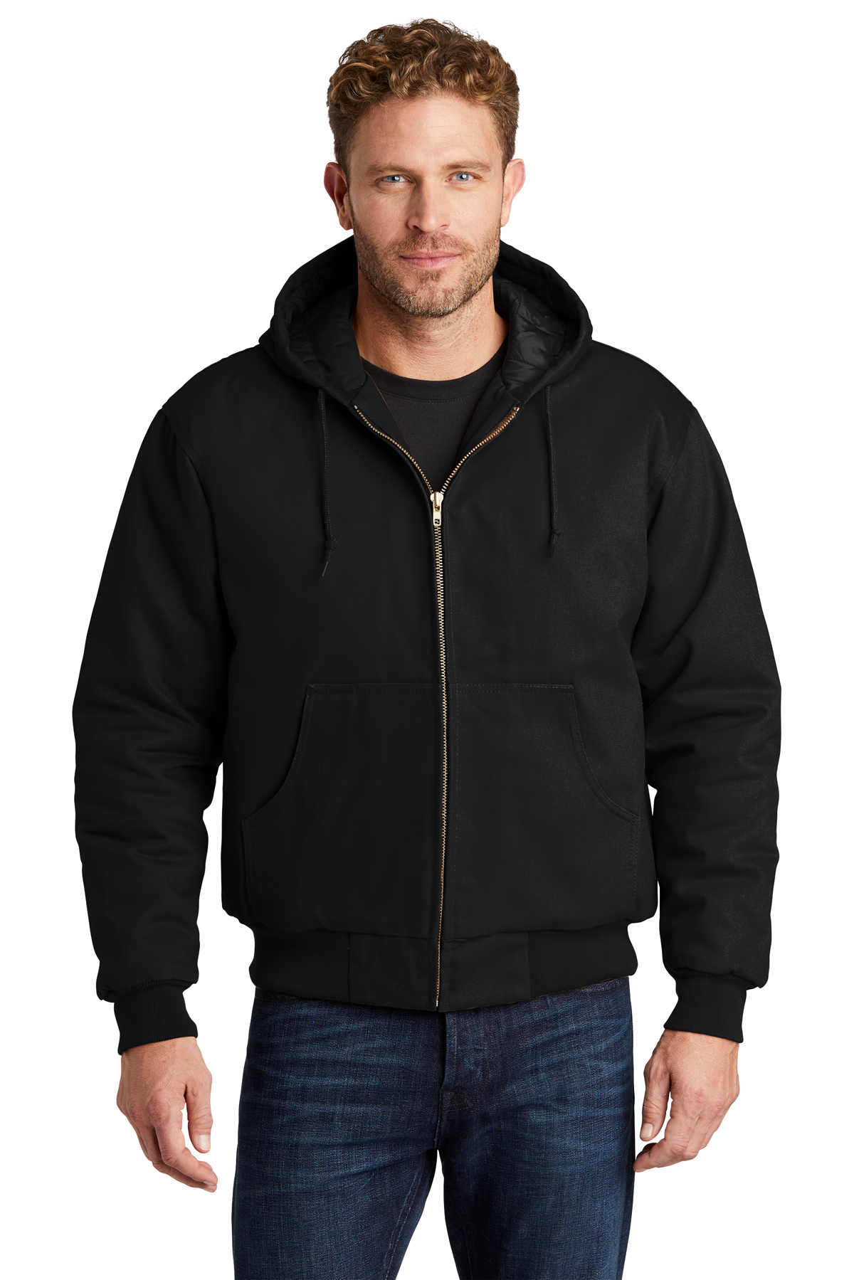 CornerStoneÂ® Tall Duck Cloth Hooded Work Jacket