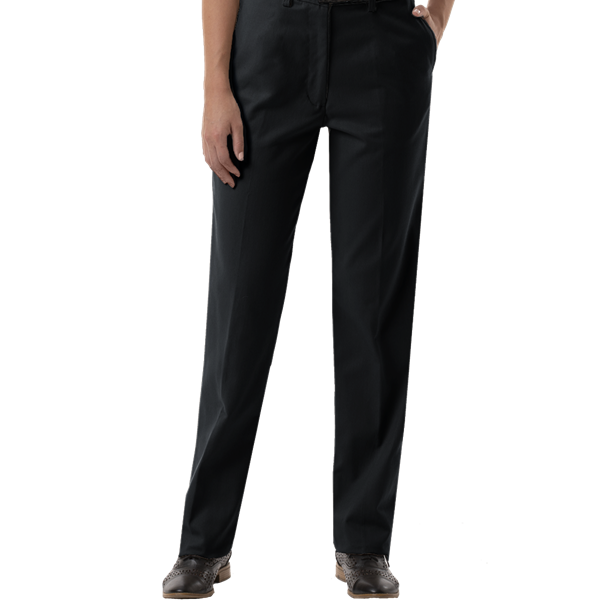 [BG] Ladies' Teflon Twill Flat Front Pant