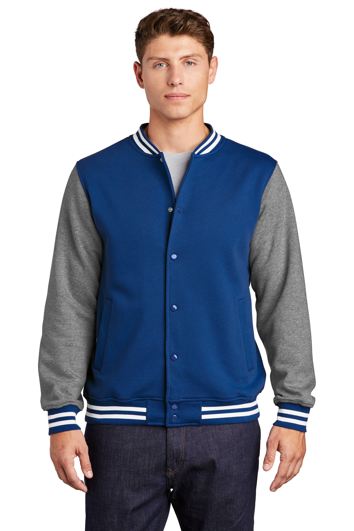  Sport-TekÂ® Fleece Letterman Jacket