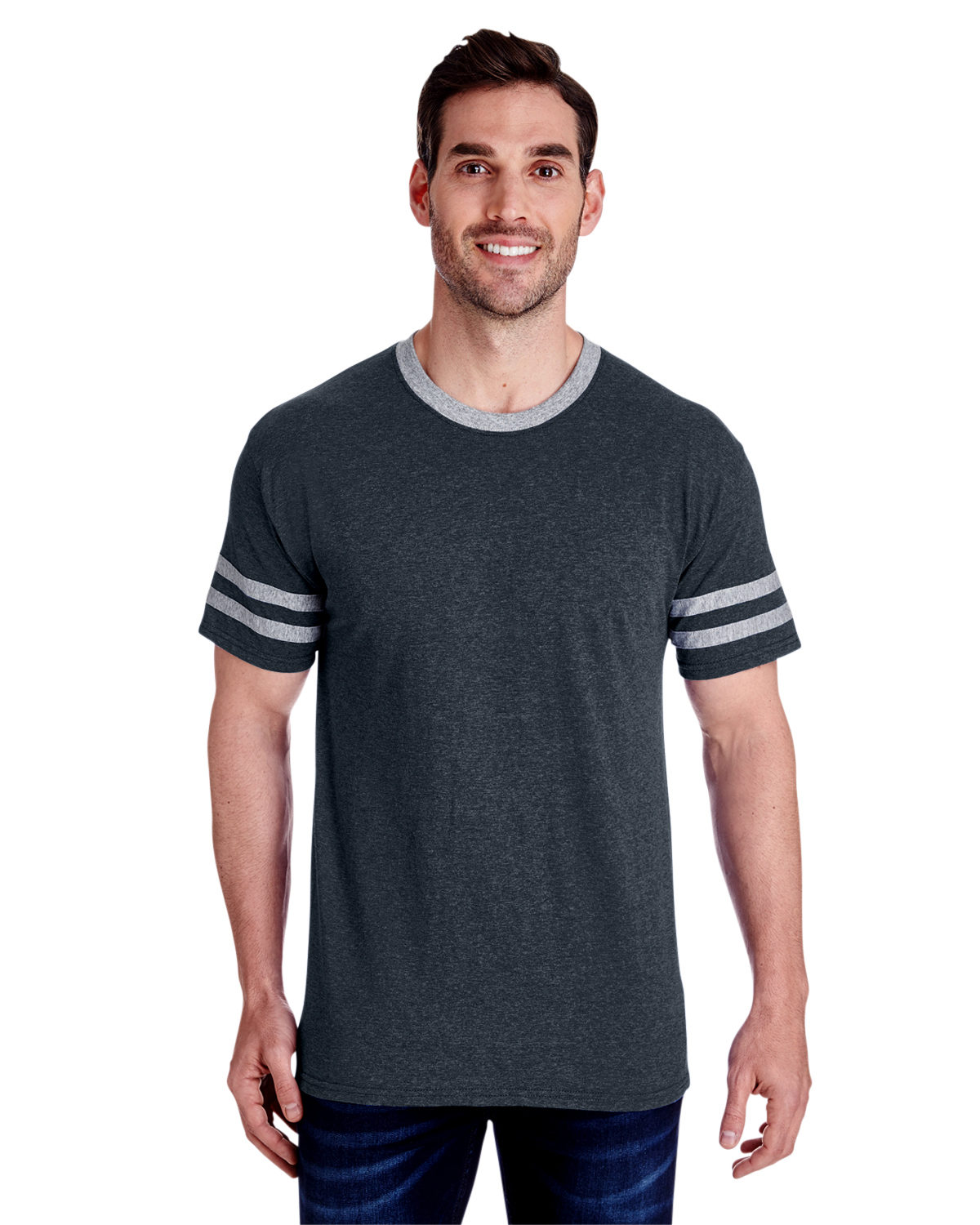 American Apparel Unisex Tri-Blend Short Sleeve Deep V-Neck