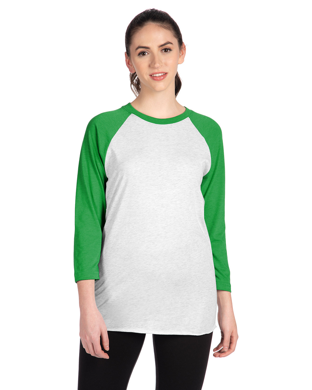 [AB] Next Level Apparel Unisex Triblend Three-Quarter Sleeve Raglan