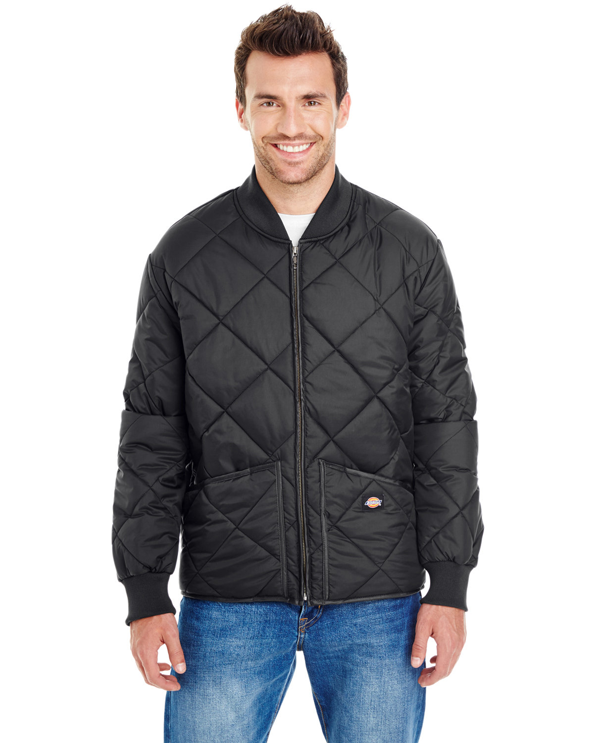 [AB] Dickies Men's  Diamond Quilted Nylon Jacket