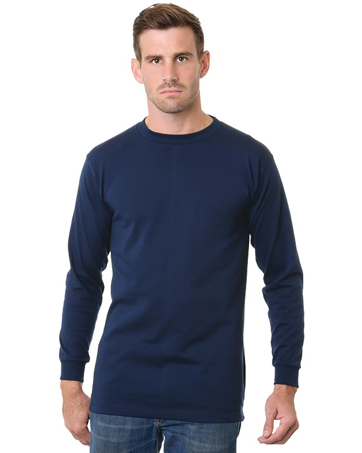 [AB] Bayside Unisex Big & Tall USA Made Long Sleeve T-Shirt