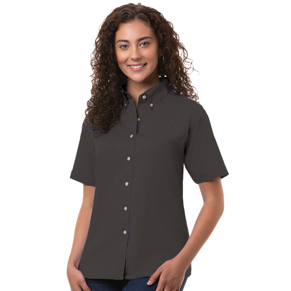 [BG] Ladies' S/S 100% Cotton Twill Shirt