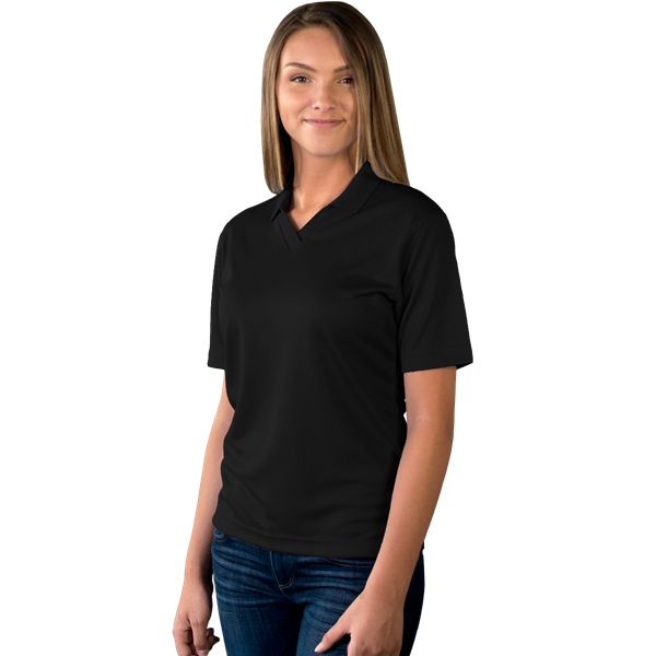 [BG] Ladies' Wicking V-Neck Polo