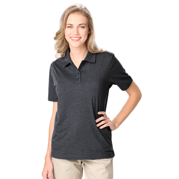 [BG] Ladies' Heathered Polo