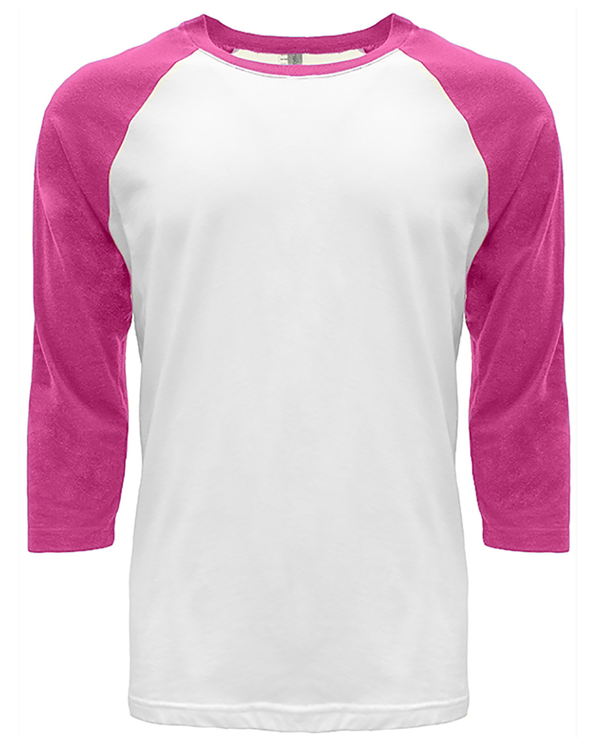 [AB] Next Level Apparel Unisex CVC Three-Quarter Sleeve Raglan Baseball T-Shirt