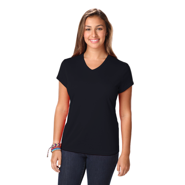 [BG] Ladies' Value Wicking V-Neck Tee