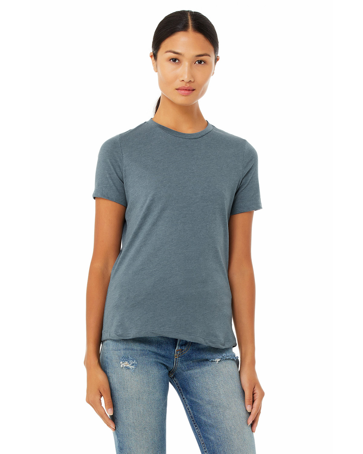 [AB] Bella + Canvas Ladies' Relaxed Heather CVC Short-Sleeve T-Shirt