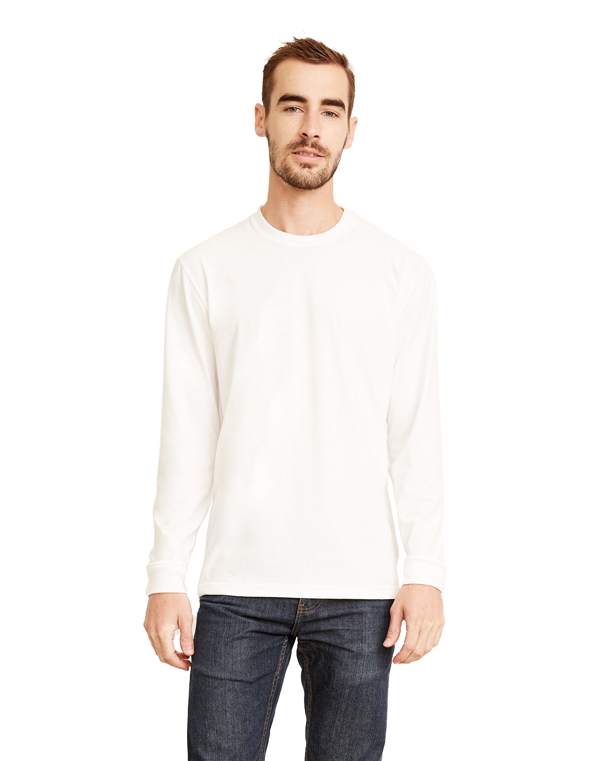 Next Level Unisex Sueded Long-Sleeve Crew