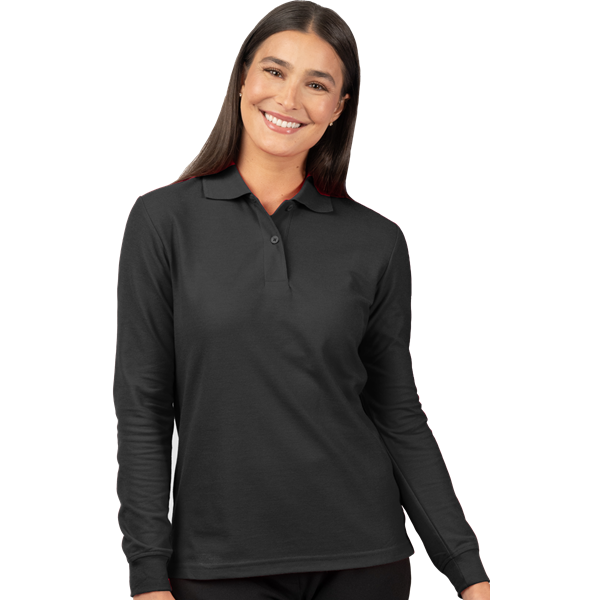 [BG] Ladies' Soft Touch L/S Pique Polo