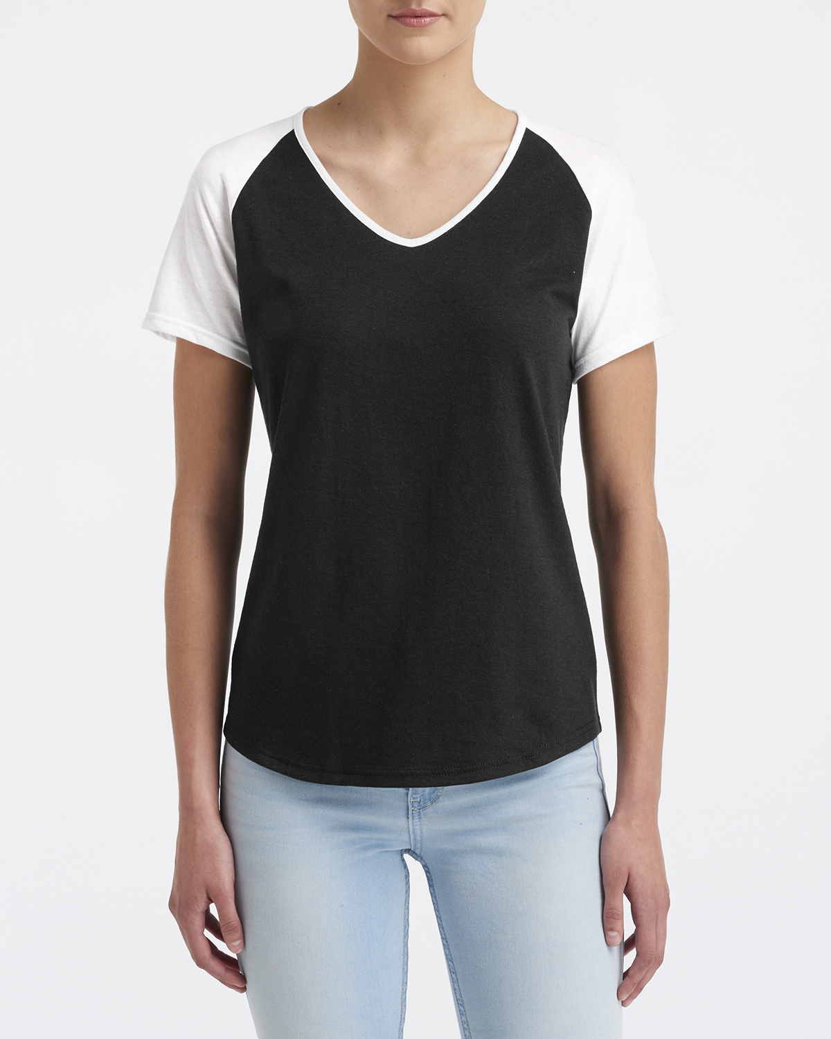 6770VL Anvil Ladies\' Tri-Blend Raglan T-Shirt