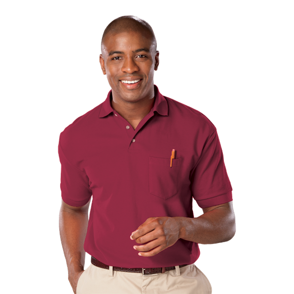 [BG] Adult Superblend S/S Pocketed Polo