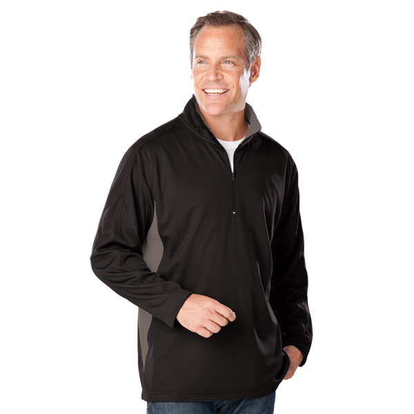 [BG] Men's Wicking L/S Zip Pullover