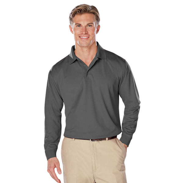 [BG] Men's Snag Resistant Wicking L/S Polo