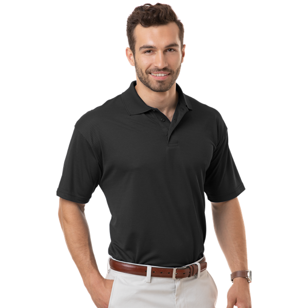 [BG] Adult Tonal Stripe Wicking Polo