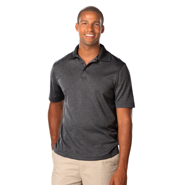 [BG] Men's Heathered Polo