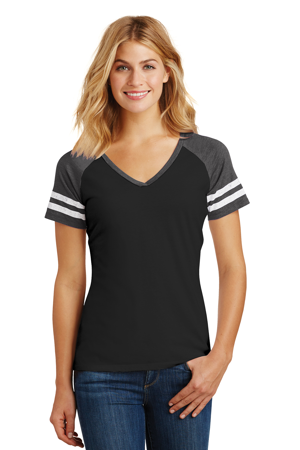 District ® Women’s Game V-Neck Tee