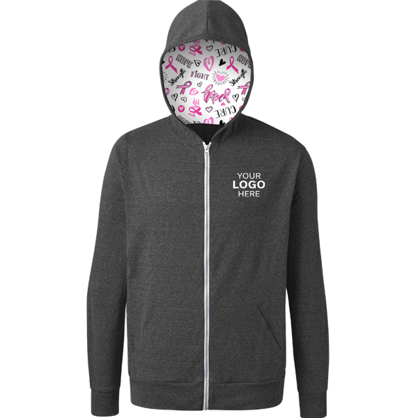 [BG] BCA Tri-blend Zip-front Hoodie