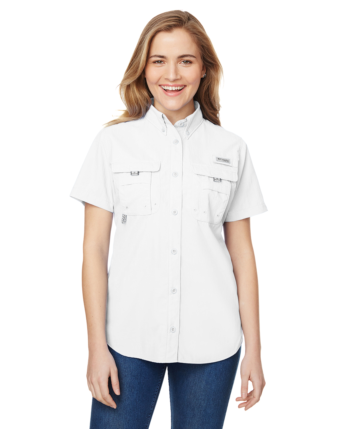 7313 Columbia Ladies\' Bahama™ Short-Sleeve Shirt
