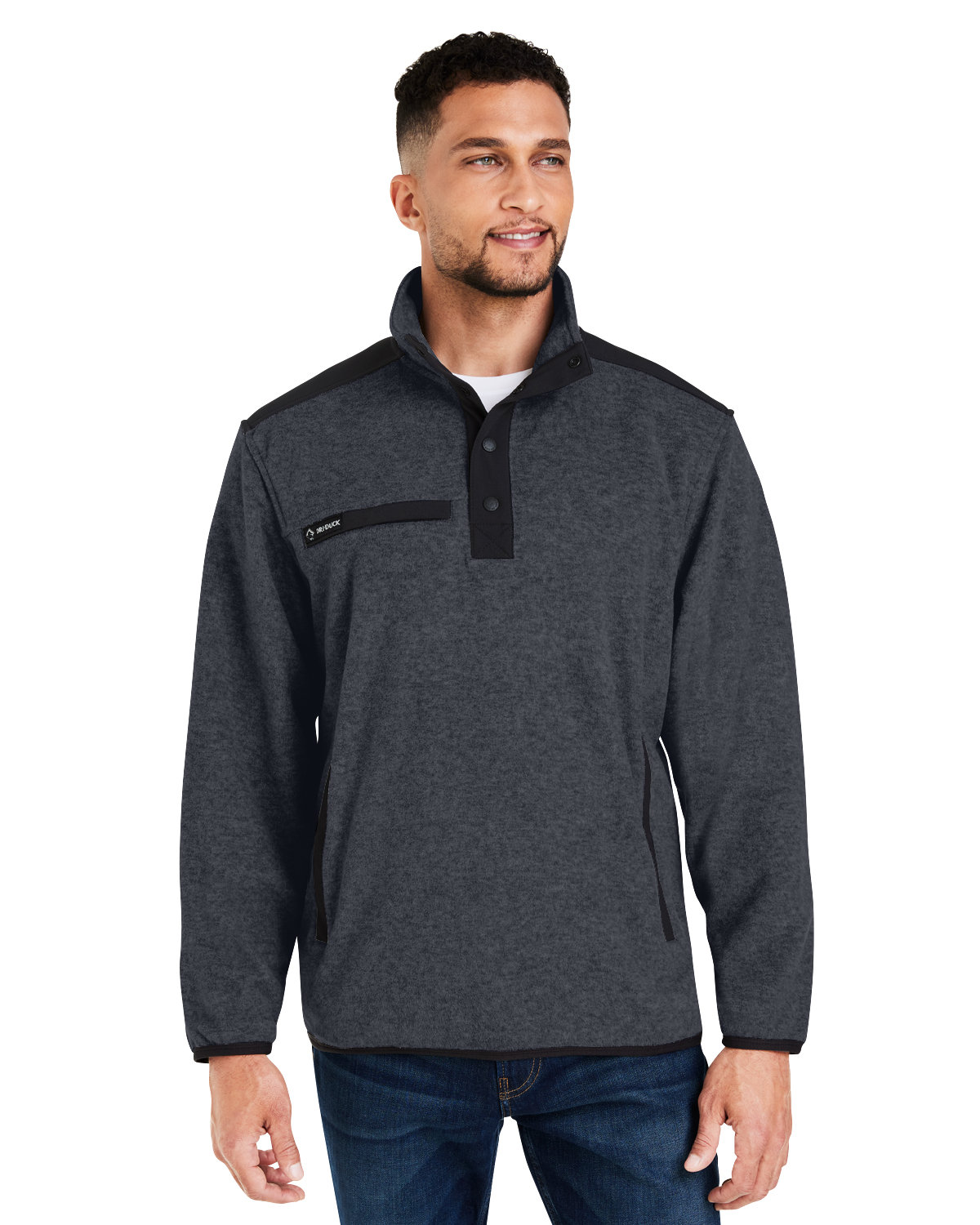 [AB] Dri Duck Men's Ranger Melange Heather Fleece