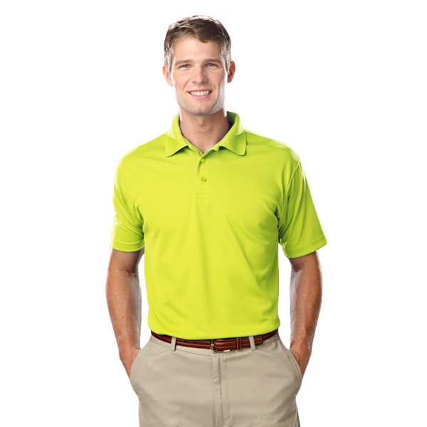 [BG] Men's Hi-Visibility S/S Wicking Pique Polo