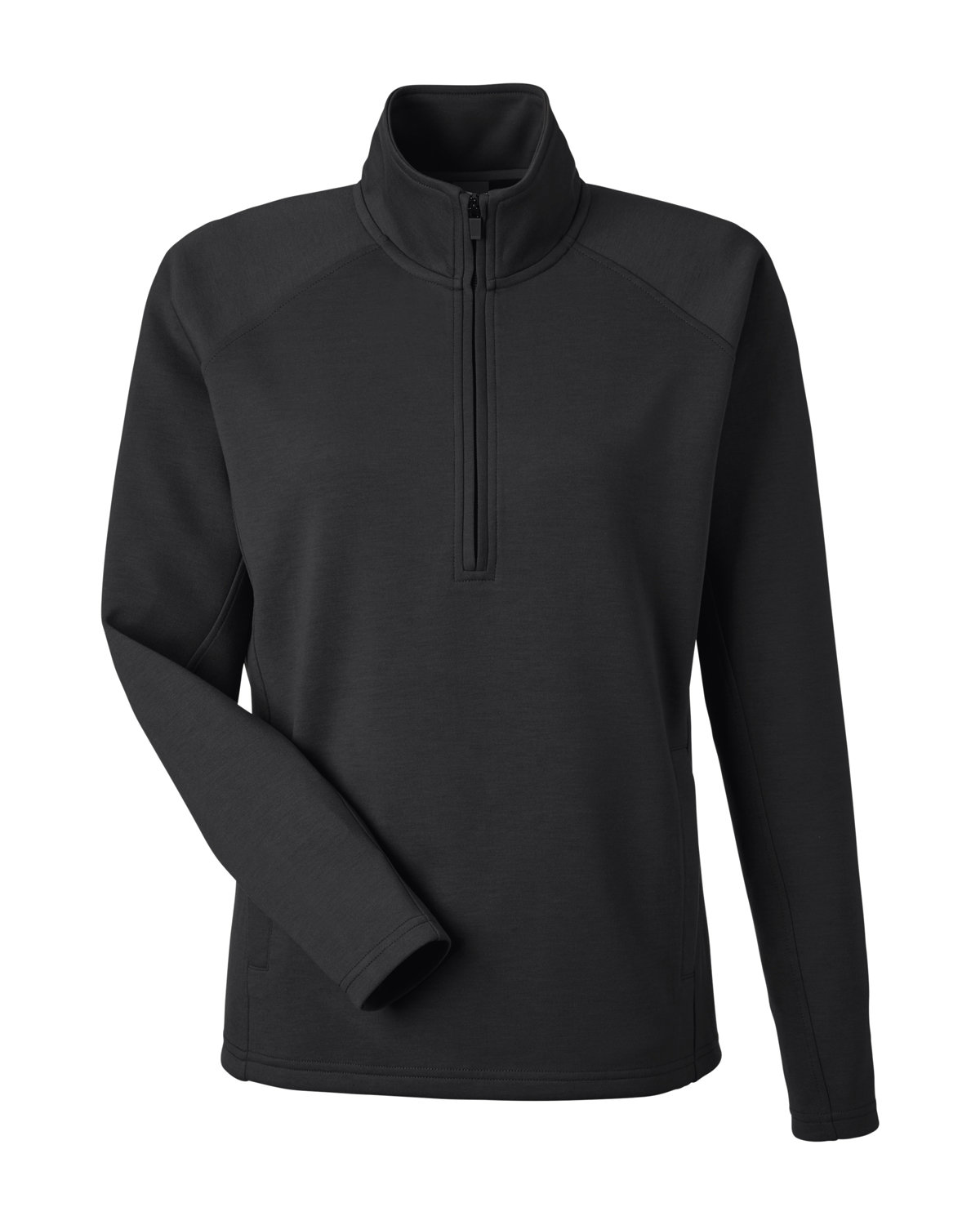 J America Ladies\' Apex Fleece Quarter-Zip