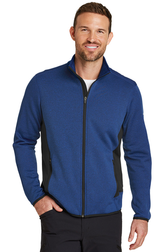 EB238 Eddie BauerÂ® Full-Zip Heather Stretch Fleece Jacket