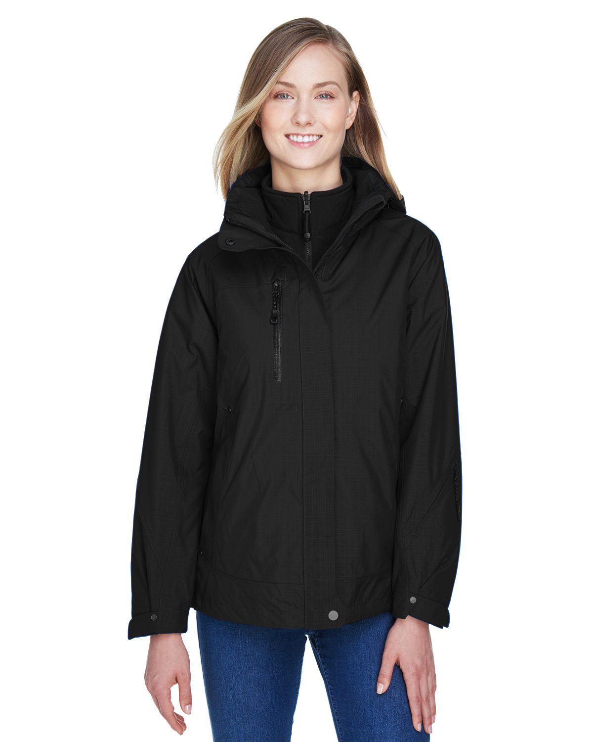 [AB] North End Ladies' Caprice 3-in-1 Jacket with Soft Shell Liner