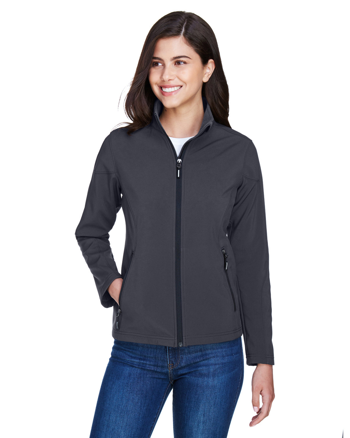 [AB] CORE365 Ladies' Cruise Two-Layer Fleece Bonded Soft Shell Jacket