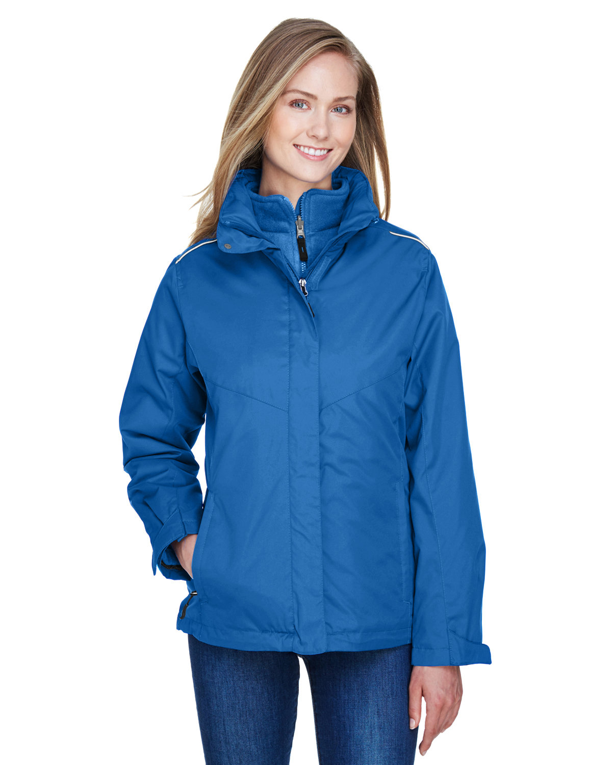 [AB] CORE365 Ladies' Region 3-in-1 Jacket with Fleece Liner