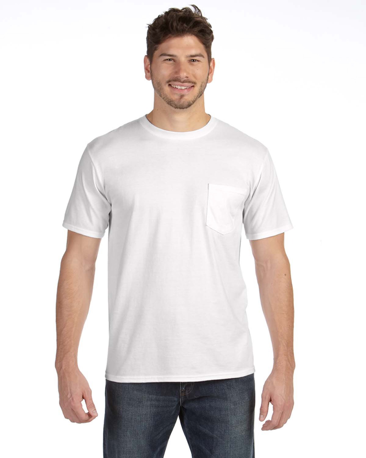 783AN Anvil Adult Midweight Pocket T-Shirt