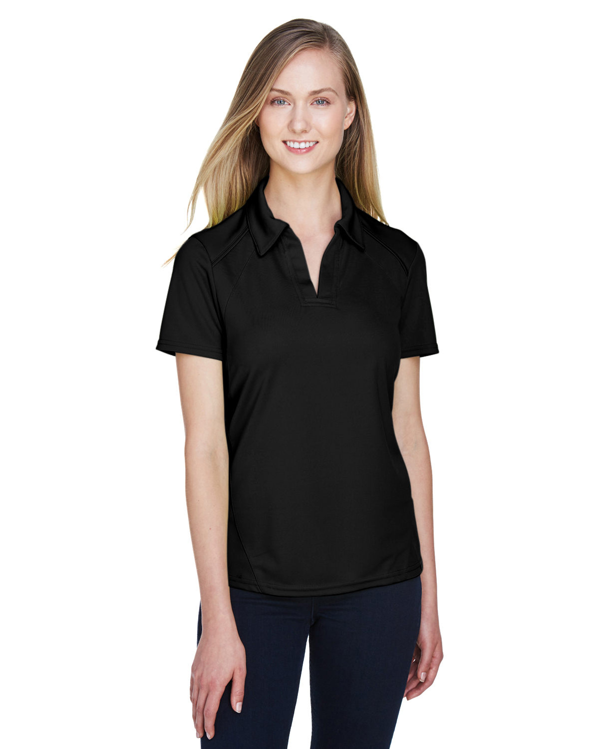 78632 Ash City - North End Ladies\' Recycled Polyester Performance PiquÃ© Polo