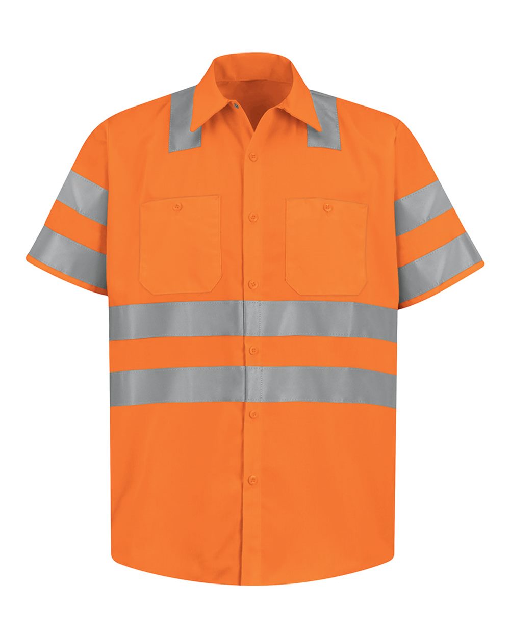 89730 High Visibility Safety Short Sleeve Work Shirt - SS24HV