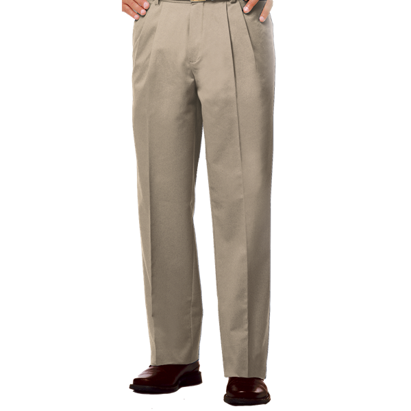 [BG] Men's Teflon Twill Pleated Front Pant