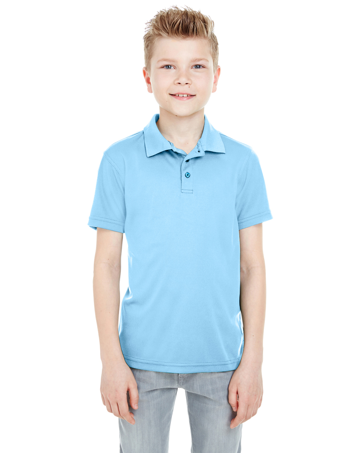 8210Y   UltraClub Youth Cool & Dry Mesh PiquÃ© Polo