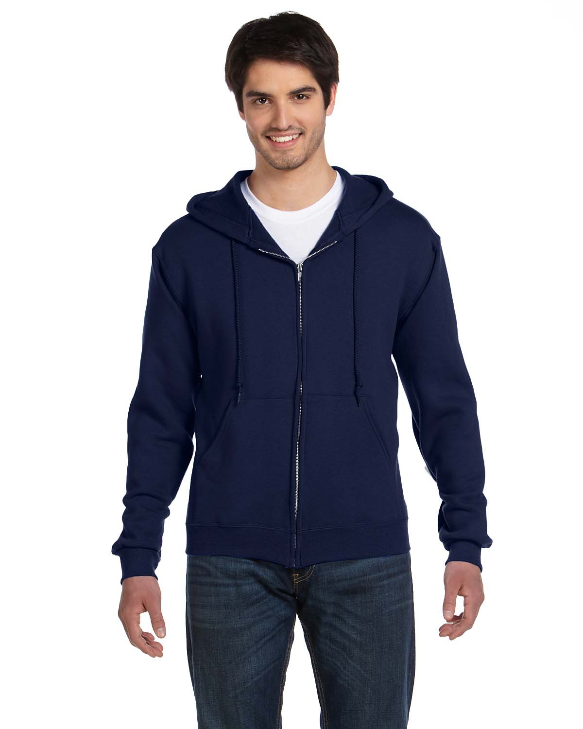 82230 Fruit of the Loom Adult 12 oz. Supercottonâ„¢ Full-Zip Hood