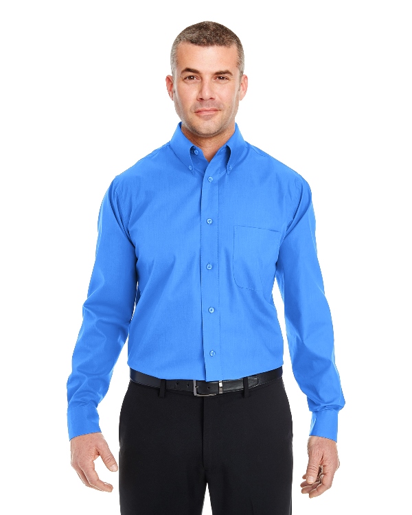 8330 UltraClub Men\'s Performance Poplin